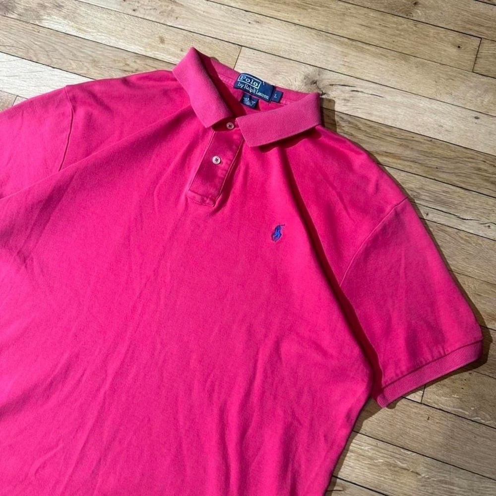 Polo Ralph Lauren Pink‎ Polo Shirt Size Large